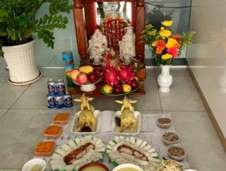 GÀ CÚNG ÔNG ĐỊA THẦN TÀI