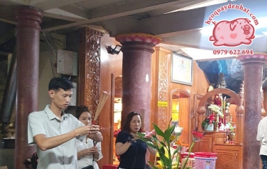 HEO SỮA QUAY CÚNG CHÙA BÀ ĐEN
